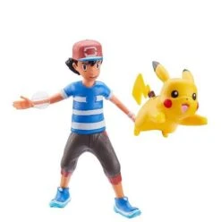 Pokemon Ash & Pikachu Battle Feature Figurine 7 Pokemon Ash & Pikachu Battle Feature Figurine -Toy Supplies Store BIG00009ASHPIKACHU 1