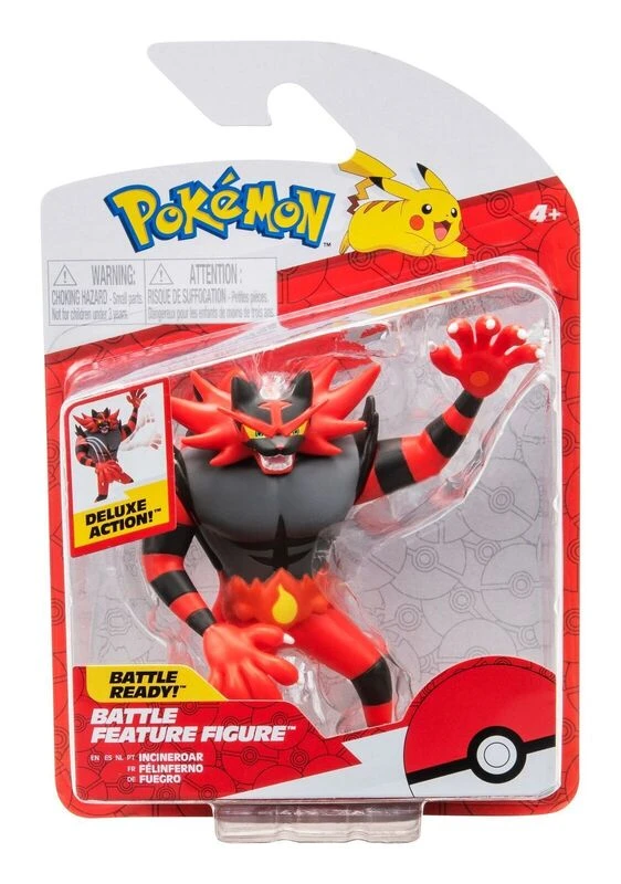 Pokemon Incineroar Battle Feature Figurine 3 Pokemon Incineroar Battle Feature Figurine