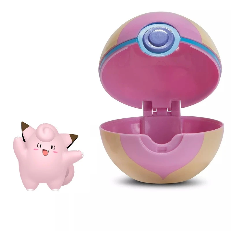 Pokemon Clefairy + Heal Ball Clip 'N' Go Figurine Set 3 Pokemon Clefairy + Heal Ball Clip 'N' Go Figurine Set