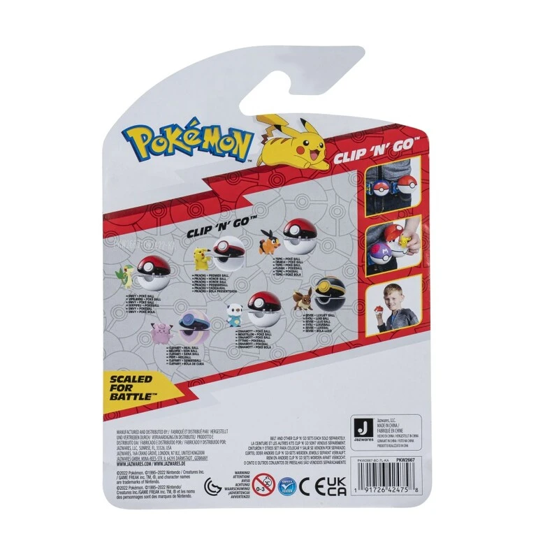 Pokemon Oshawott + Poke Ball Clip 'N' Go Figurine Set 5 Pokemon Oshawott + Poke Ball Clip 'N' Go Figurine Set - Image 3
