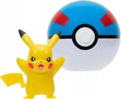 Pokemon Pikachu + Great Ball Clip 'N' Go Figurine Set -Toy Supplies Store BIG00011PIKAGREAT 1