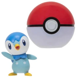 Pokemon Piplup + Poke Ball Clip 'N' Go Figurine Set -Toy Supplies Store BIG00011PIPLUP1 1