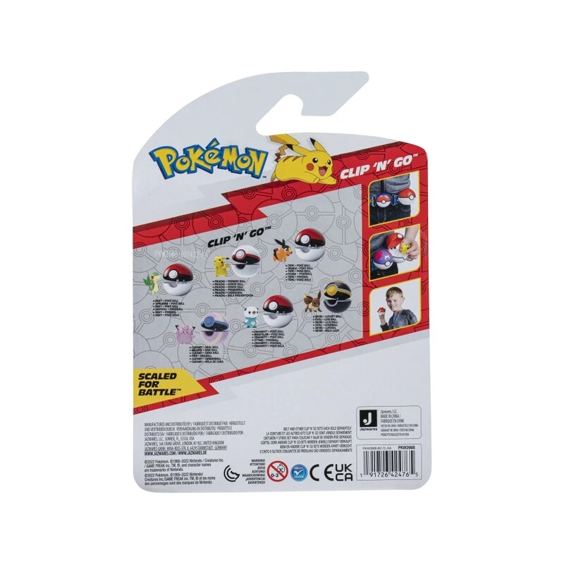 Pokemon Snivy + Poke Ball Clip 'N' Go Figurine Set 5 Pokemon Snivy + Poke Ball Clip 'N' Go Figurine Set - Image 3