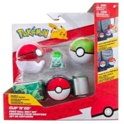 Pokemon Bulbasaur Clip 'N' Go Poke Ball Belt Playset