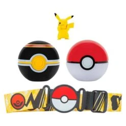 Pokemon Pikachu Wink Clip 'N' Go Poke Ball Belt Playset -Toy Supplies Store BIG00012PWINK 1