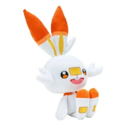 NINTENDO Pokemon Scorbunny Plush Toy 32cm White -Toy Supplies Store BIG00067SCORBUNNY 1