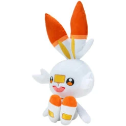 NINTENDO Pokemon Scorbunny Plush Toy 32cm White -Toy Supplies Store BIG00067SCORBUNNY 2