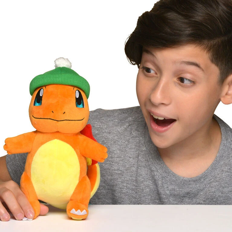 Pokemon Charmander Green Beanie Plush Toy 20cm 4 Pokemon Charmander Green Beanie Plush Toy 20cm - Image 2