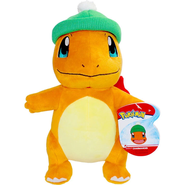 Pokemon Charmander Green Beanie Plush Toy 20cm 3 Pokemon Charmander Green Beanie Plush Toy 20cm