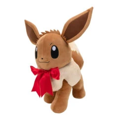Pokemon Eevee Red Bow Plush Toy 20cm -Toy Supplies Store BIG00131EEVEEBOW 2