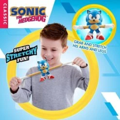 Stretch Mini Classic Sonic The Hedgehog Figure Blue -Toy Supplies Store BIG00164BLUE 3