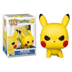 NINTENDO Funko Pop! Games Pokemon Pikachu Angry Crouching Vinyl Figure #779 -Toy Supplies Store IKO03910 2