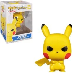 NINTENDO Funko Pop! Games Pokemon Pikachu Grumpy Vinyl Figure #598 -Toy Supplies Store IKO03912 2