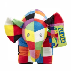 Elmer The Patchwork Elephant Plush Toy 20cm -Toy Supplies Store JAS0039 2