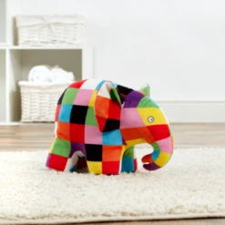 Elmer The Patchwork Elephant Plush Toy 20cm -Toy Supplies Store JAS0039 3