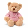 GUND Message Bear It's A Girl Plush Toy Pink 32cm 1 GUND Message Bear It's A Girl Plush Toy Pink 32cm -Toy Supplies Store JAS0046