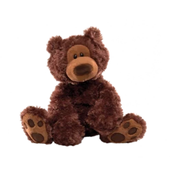 GUND Philbin Bear Plush Toy Small 33cm Chocolate