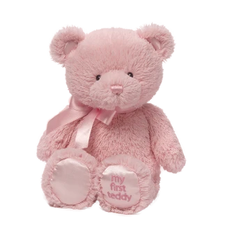 GUND Baby My First Teddy Bear Plush Toy Pink 25cm 3 GUND Baby My First Teddy Bear Plush Toy Pink 25cm