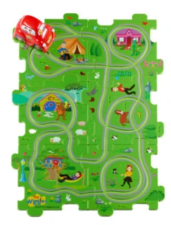 The Wiggles Motorised Track Puzzle Playset STEM Educational Toy -Toy Supplies Store JAS0206 5