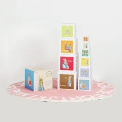 Beatrix Potter Peter Rabbit Stackable Learning Blocks Toy -Toy Supplies Store JAS0268 1
