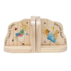 Beatrix Potter Peter Rabbit Wooden Nursery Bookends -Toy Supplies Store JAS0274 2