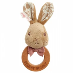 Beatrix Potter Signature Flopsy Wooden Ring Rattle