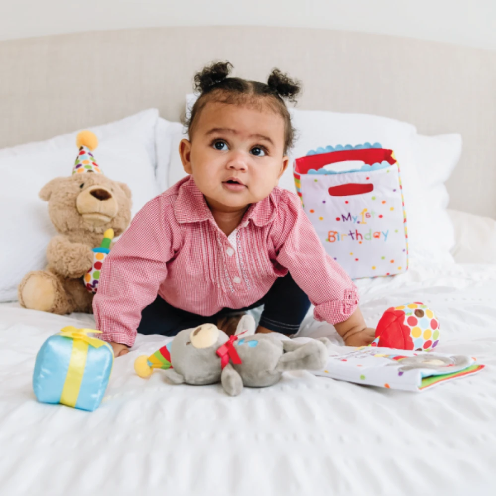 GUND Baby My First Birthday Plush Toy Playset 4 GUND Baby My First Birthday Plush Toy Playset - Image 2