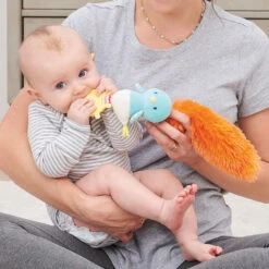 GUND Baby Tinkle Crinkle Birdie Play Together Toy Orange 9 GUND Baby Tinkle Crinkle Birdie Play Together Toy Orange -Toy Supplies Store JAS0548 3