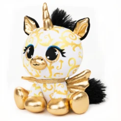 GUND P.Lushes Pets Vera Von Corn Unicorn Plush Toy 16cm Gold -Toy Supplies Store JAS0561 1