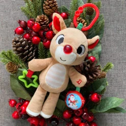 Rudolph The Red Nosed Reindeer Baby Activity Toy 25cm -Toy Supplies Store JAS0585 2