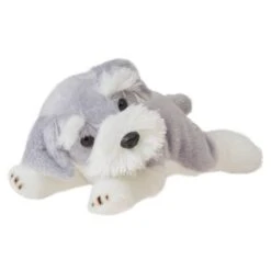 Cuddlimals Dog Stella Schnauzer Lying Plush Toy 25cm
