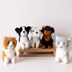 Cuddlimals Dog Stella Schnauzer Seated Plush Toy 15cm 7 Cuddlimals Dog Stella Schnauzer Seated Plush Toy 15cm -Toy Supplies Store JAS0834 2