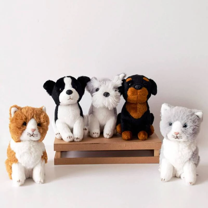 Cuddlimals Dog Stella Schnauzer Seated Plush Toy 15cm 5 Cuddlimals Dog Stella Schnauzer Seated Plush Toy 15cm - Image 3