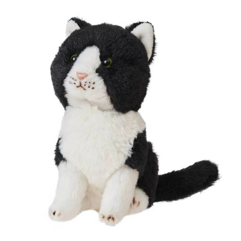 Cuddlimals Cat Rex Black Seated Plush Toy 15cm 3 Cuddlimals Cat Rex Black Seated Plush Toy 15cm