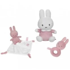 Miffy Ribbed Pink Baby Boxed Gift Set 3 Pack -Toy Supplies Store JAS2074 2