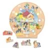 Bluey Wooden Puzzle Clock Educational Toy -Toy Supplies Store JAS2229
