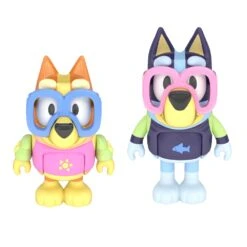 Bluey Pool Time Bluey And Bingo Figurines 2 Pack -Toy Supplies Store MOO0011 1