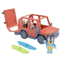 Bluey Heeler 4WD Family Vehicle With Bandit -Toy Supplies Store MOO0039 4