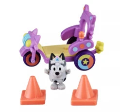 Bluey Muffin's Cat Squad Bike Playset With Muffin Figurine 6 Bluey Muffin's Cat Squad Bike Playset With Muffin Figurine -Toy Supplies Store MOO0128 1