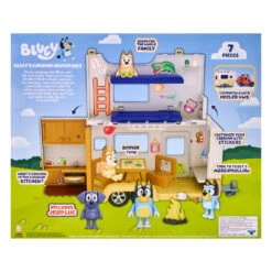 Bluey Caravan Adventures Playset With Exclusive Jean Luc Figurine 9 Bluey Caravan Adventures Playset With Exclusive Jean Luc Figurine -Toy Supplies Store MOO0131 3