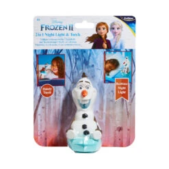 Disney Frozen GoGlow Olaf 2 In 1 Night Light & Torch