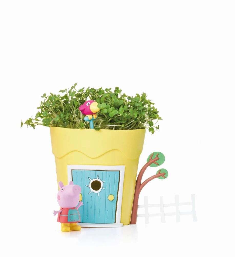 Peppa Pig Grow & Play Peppa Pots Cress Seeds 4 Peppa Pig Grow & Play Peppa Pots Cress Seeds - Image 2