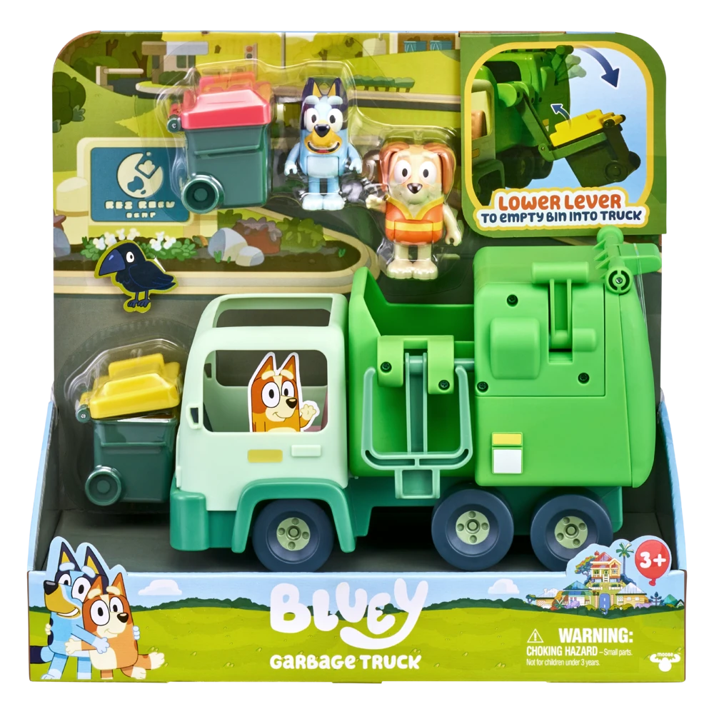Bluey Bin Night Garbage Truck Playset 3 Bluey Bin Night Garbage Truck Playset