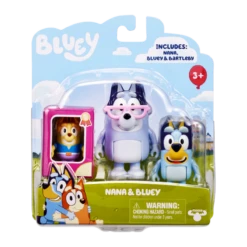 Bluey Christmas Swim Nana Bluey & Bartlebee Figurines 2 Pack