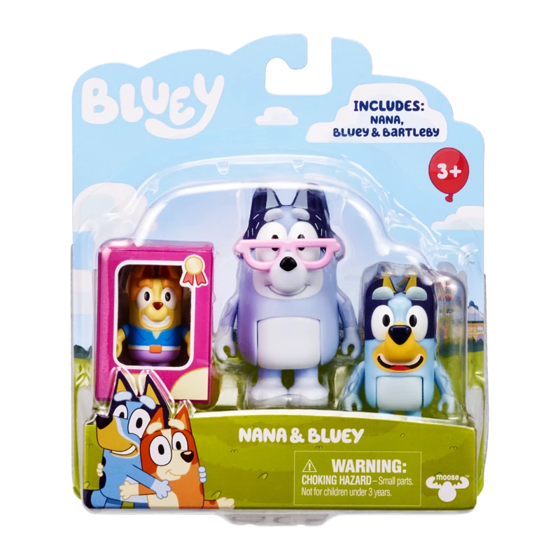 Bluey Christmas Swim Nana Bluey & Bartlebee Figurines 2 Pack 3 Bluey Christmas Swim Nana Bluey & Bartlebee Figurines 2 Pack