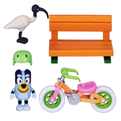 Bluey Bicycle With Bluey Figurine Vehicle Playset -Toy Supplies Store MOO0281BICYCLE 1