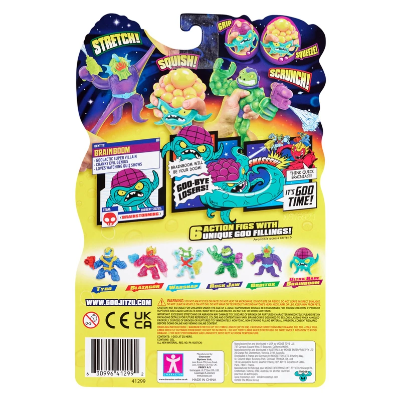 Heroes Of Goo Jit Zu Galaxy Blast Ultra Rare Brainstorm Hero Pack Series 6 6 Heroes Of Goo Jit Zu Galaxy Blast Ultra Rare Brainstorm Hero Pack Series 6 - Image 4