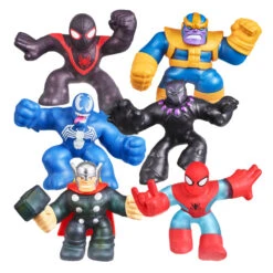 Heroes Of Goo Jit Zu Marvel Vibranium Power Black Panther Hero Pack Series 4 -Toy Supplies Store MOO0296BLACK 4