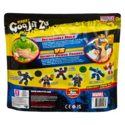 Heroes Of Goo Jit Zu Marvel Hulk Vs Thanos Pack Series 4 -Toy Supplies Store MOO0297 4