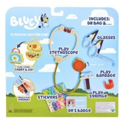 Bluey Cloud Bag Doctor's Playset 7 Pieces 9 Bluey Cloud Bag Doctor's Playset 7 Pieces -Toy Supplies Store MOO0359 3
